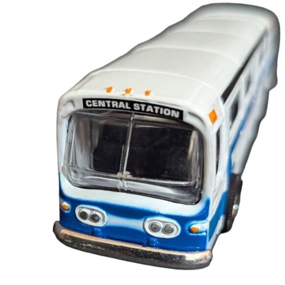 Vintage Diecast "Central Station" Bus Model Toy New York bus  Roll back  6" - Picture 3 of 6